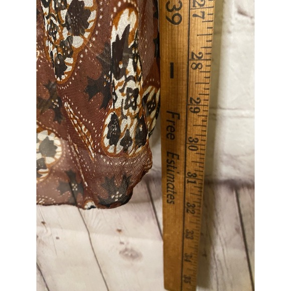 Women Wrap Multi Colored Craft Fabric 9x60 Scarf - Picture 3 of 4